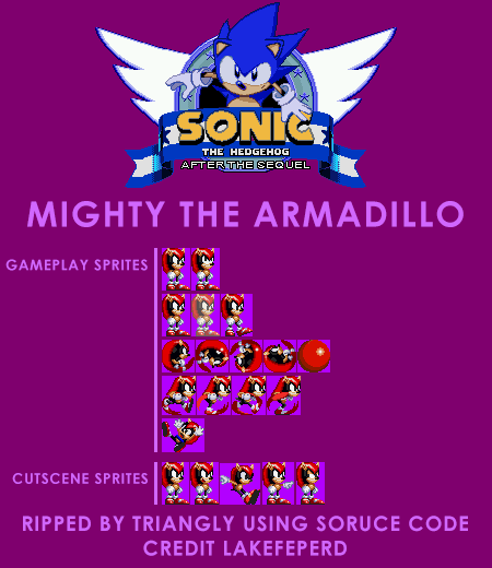 Gemerl and Friends on Game Jolt: Mighty the armadillo sprite 2 (UPDATE)