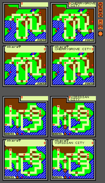 Pokemon Gold Version Type Chart Map for Game Boy Color by Llamaman2 -  GameFAQs