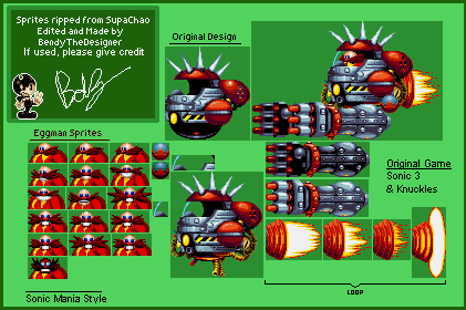 Custom / Edited - Sonic the Hedgehog Customs - Big Arm (Sonic Mania-Style)  - The Spriters Resource