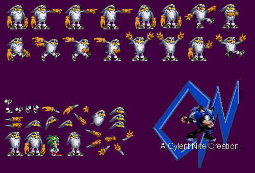 Custom / Edited - Sonic the Hedgehog Customs - Silver Sonic (Sonic
