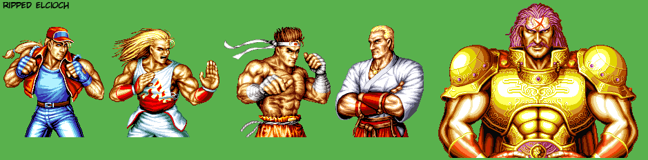 Neo Geo / NGCD - Fatal Fury 3: Road to the Final Victory - Lose Poses - The  Spriters Resource