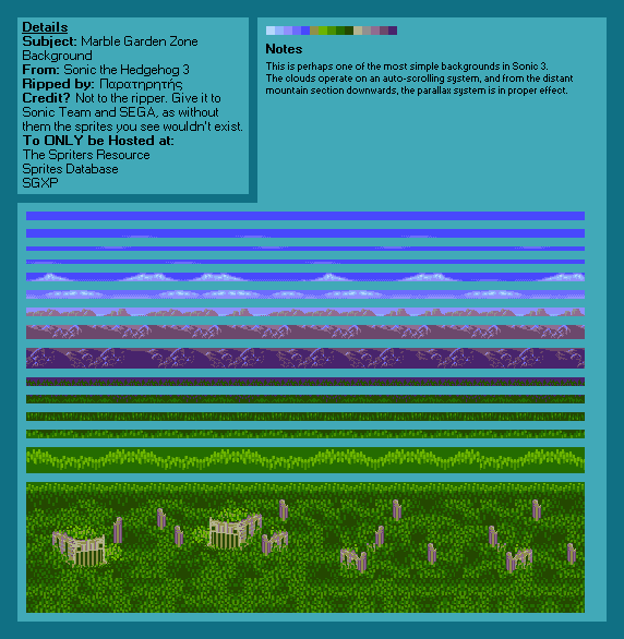 Genesis 32x Scd Sonic The Hedgehog 3 Marble Garden Zone