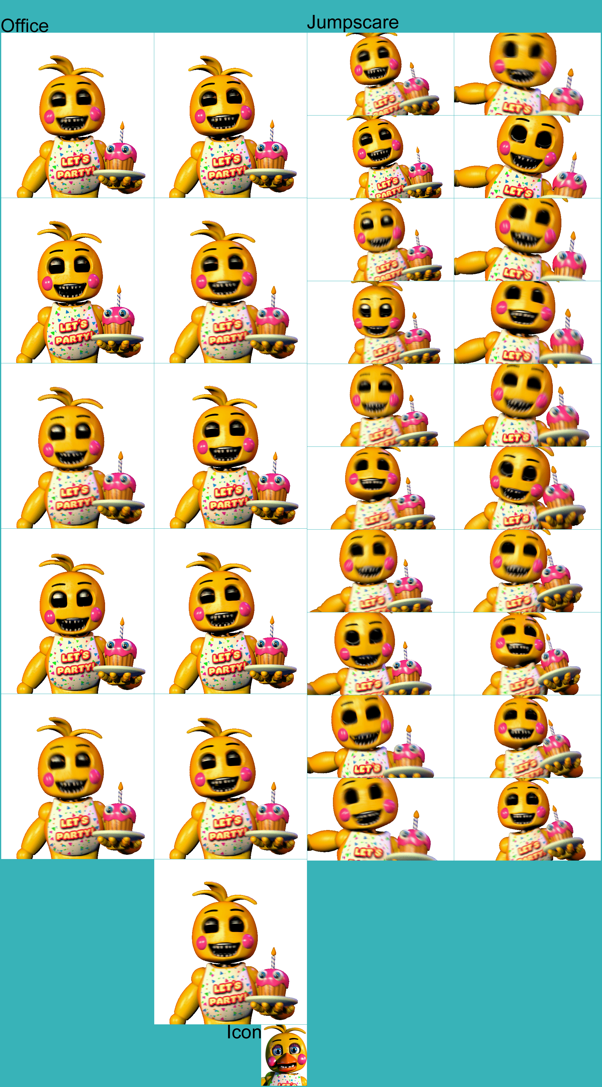 PC / Computer - Ultimate Custom Night - Withered Chica - The Spriters  Resource