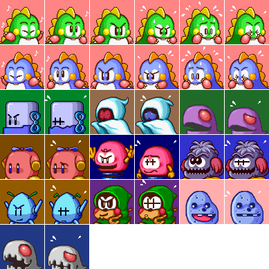 SNES - Bust-a-Move / Puzzle Bobble - Vs Mode - The Spriters Resource