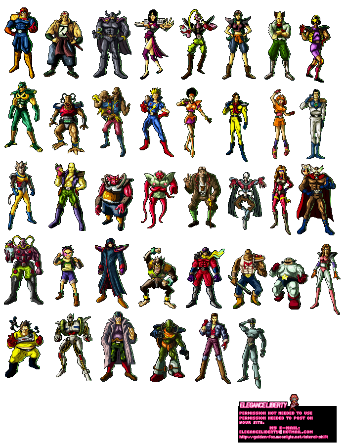 Game Boy Advance F Zero Climax Character Profiles The Spriters Resource