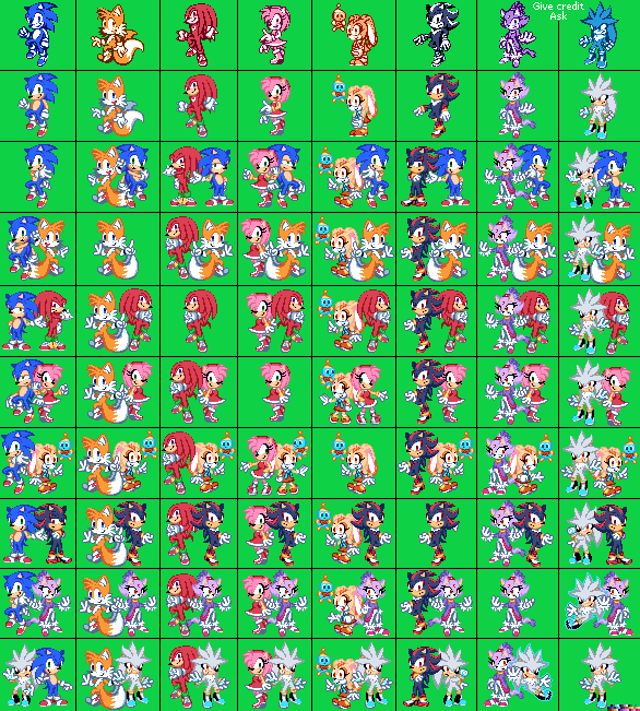 Custom / Edited - Sonic the Hedgehog Customs - Sonic (Sonic Mania, T-Posed)  - The Models Resource