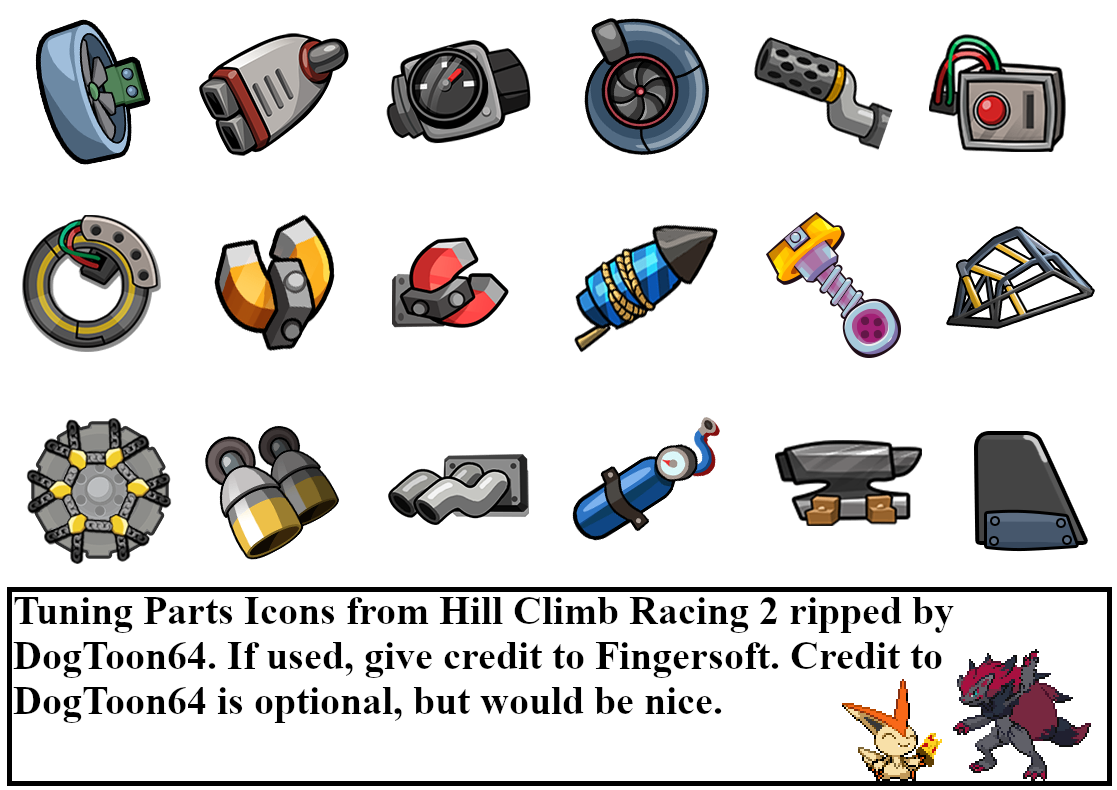 Hill Climb Racing 2 - Hacked Account Max All Tuning Parts
