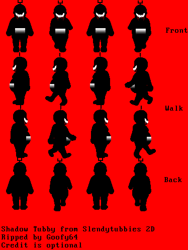 Slendytubbies: Accurate 2D Sprites by PugBrownies on DeviantArt