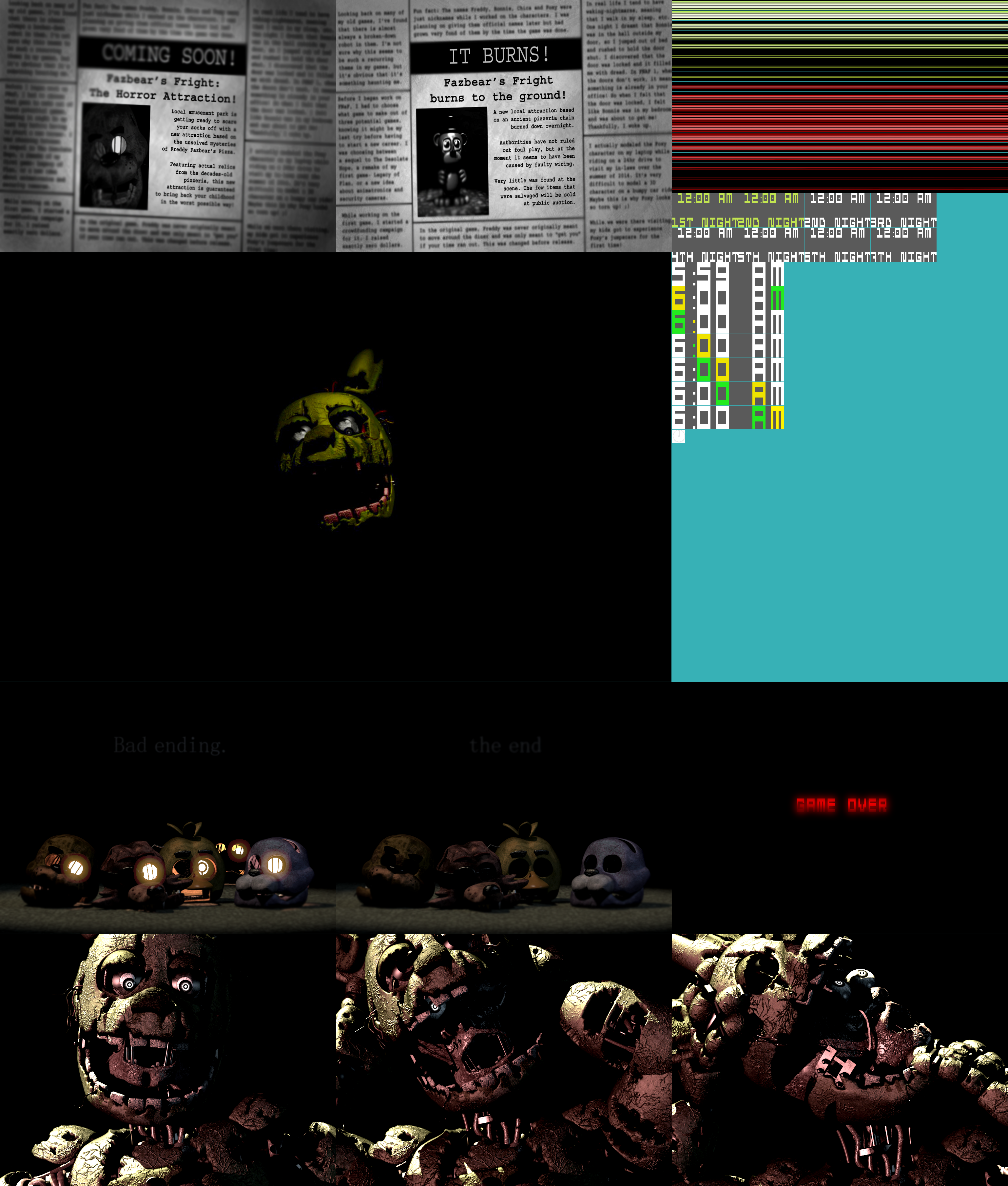 PC / Computer - Five Nights at Freddy's 3 - Font - The Spriters