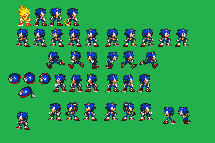 Custom / Edited - Sonic the Hedgehog Customs - Sonic (Game Boy-Style) - The  Spriters Resource