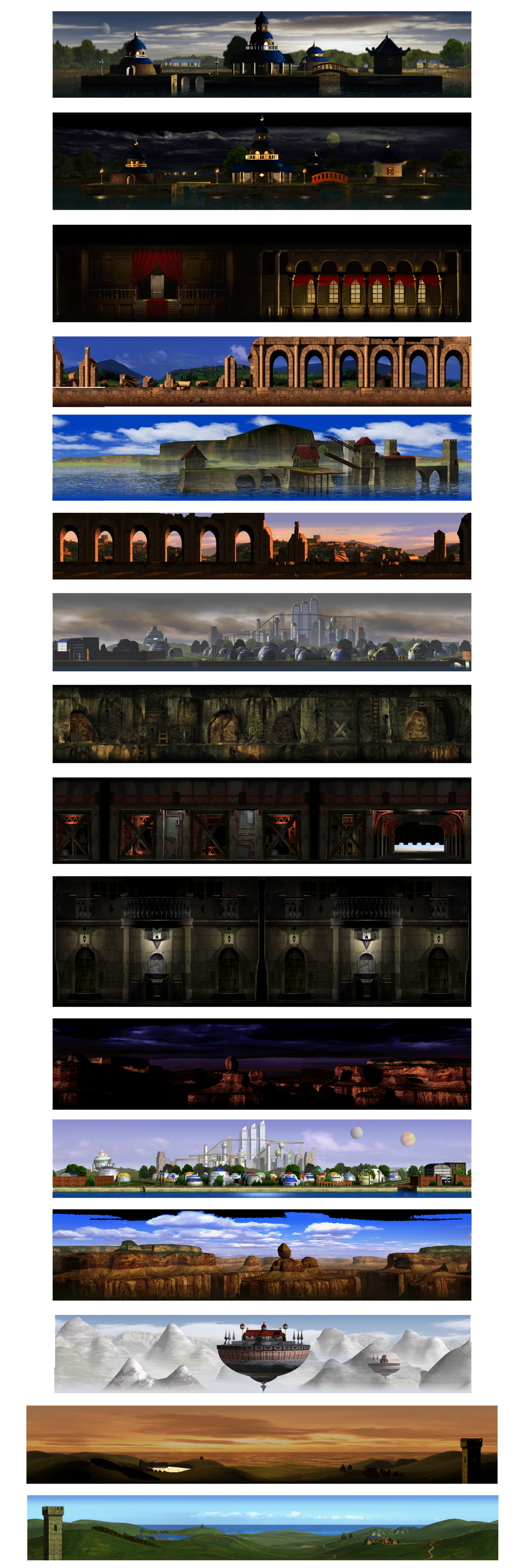 PlayStation Tobal (JPN) Stage Backgrounds The Spriters Resource