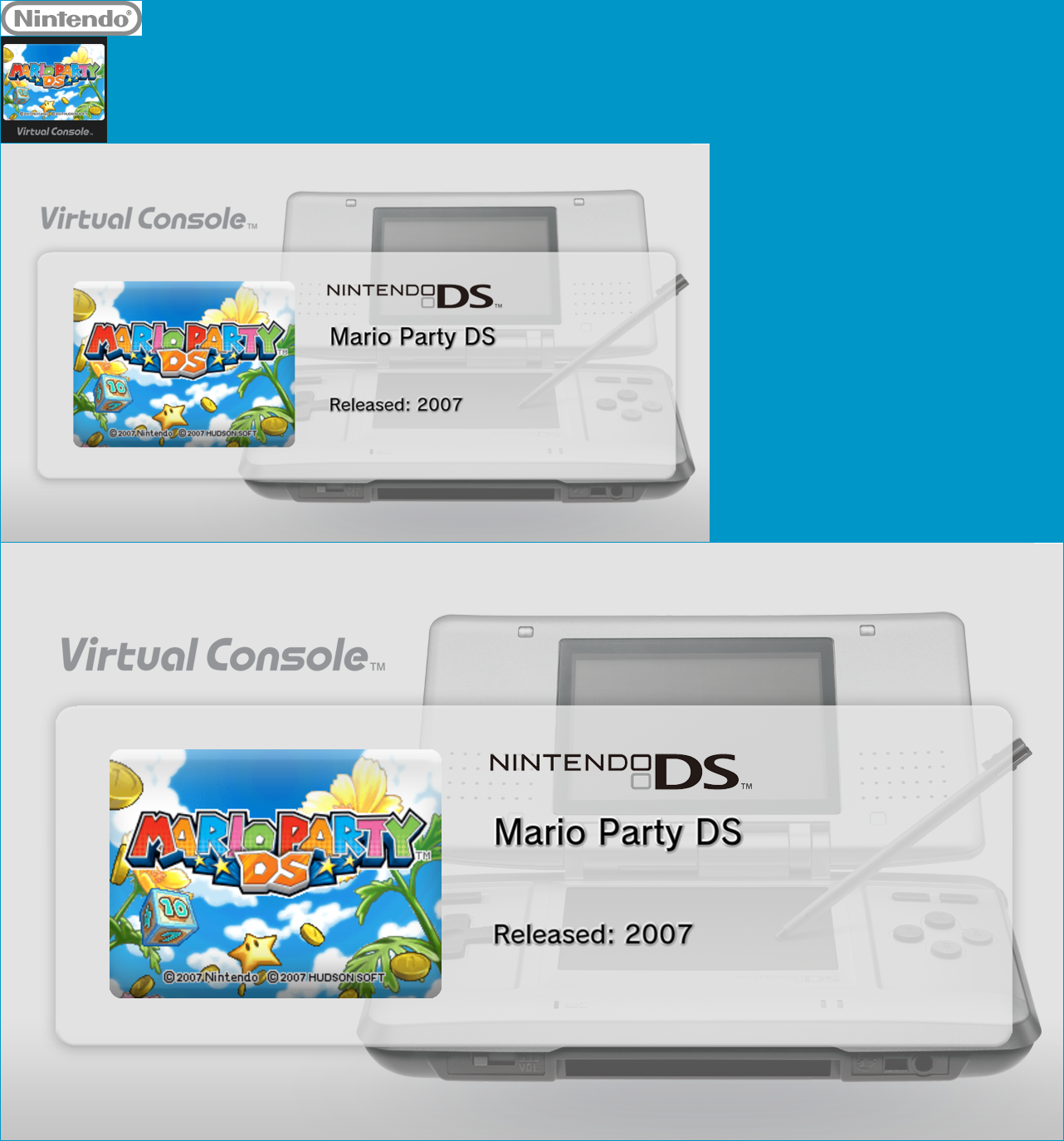 Wii U - Virtual Console - Mario Party DS - The Spriters Resource