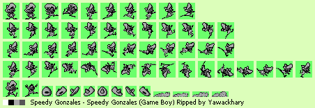 Game Boy / GBC - Speedy Gonzales - Speedy Gonzales - The Spriters