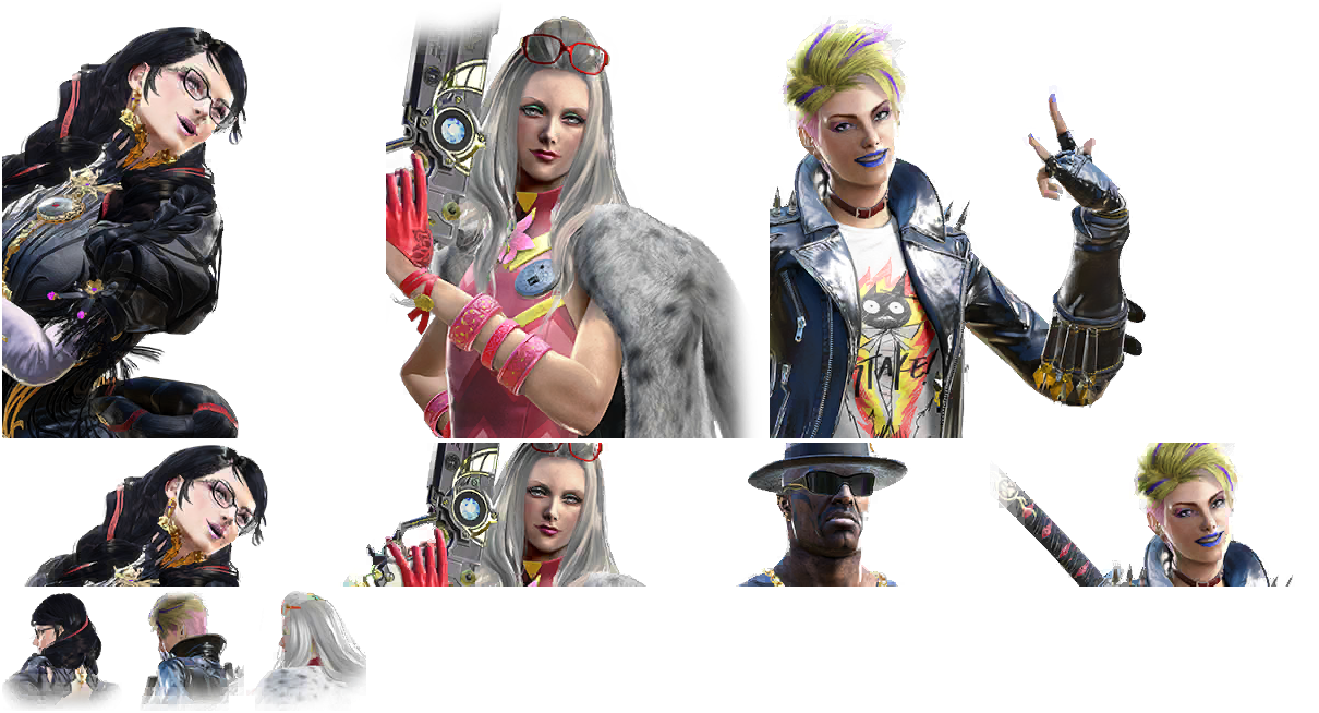 Nintendo Switch - Bayonetta 3 - Character Icons - The Spriters Resource