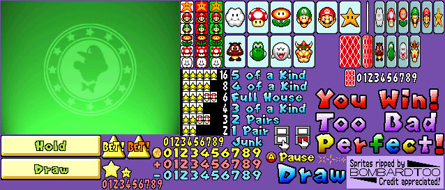 DS / DSi - New Super Mario Bros. - Table Minigames - The Spriters Resource