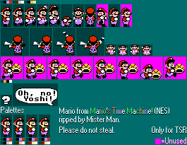 NES - Mario's Time Machine! (USA) - Mario - The Spriters Resource