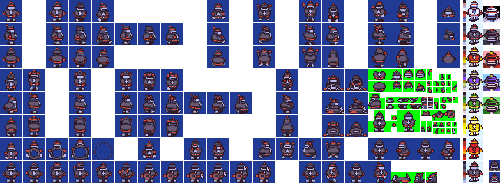 SNES - Super Bomberman 5 (JPN) - Pirate Bomber - The Spriters Resource