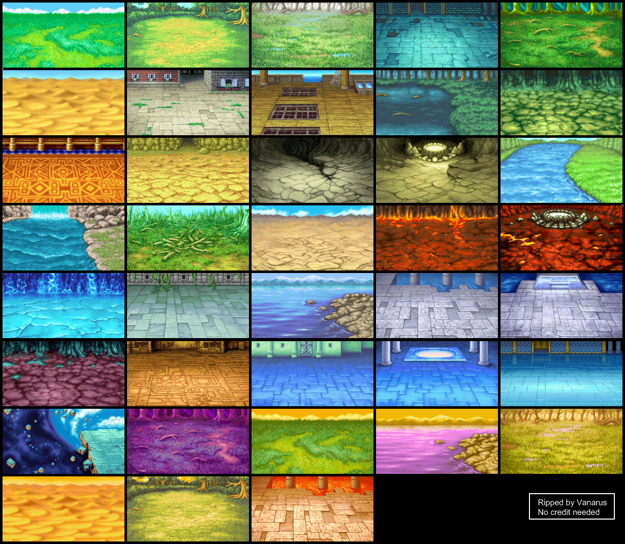 Game Boy Advance - Final Fantasy 1: Dawn of Souls - Battle Backgrounds -  The Spriters Resource
