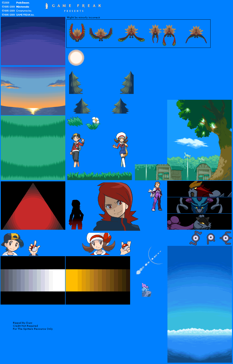 DS / DSi - Pokémon HeartGold / SoulSilver - Trainer Vs. Faces - The  Spriters Resource