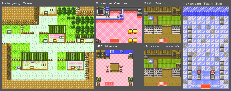 Pokemon Crystal Version Type Chart Map for Game Boy Color by Llamaman2 -  GameFAQs