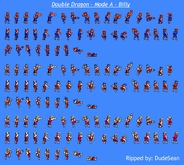 Neo Geo / NGCD - Double Dragon - Vs Portraits - The Spriters Resource