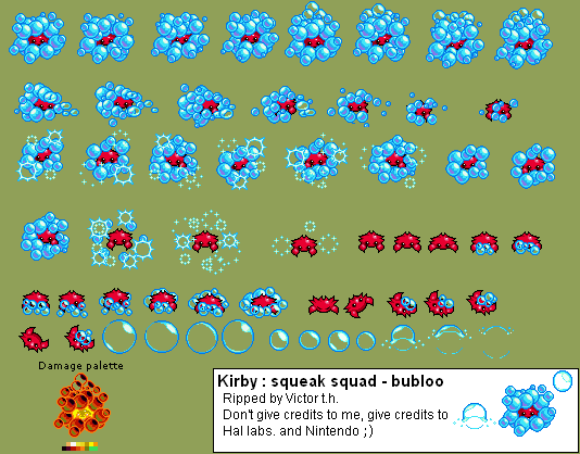 DS / DSi - Kirby Squeak Squad / Kirby Mouse Attack - Bubloo - The Spriters  Resource