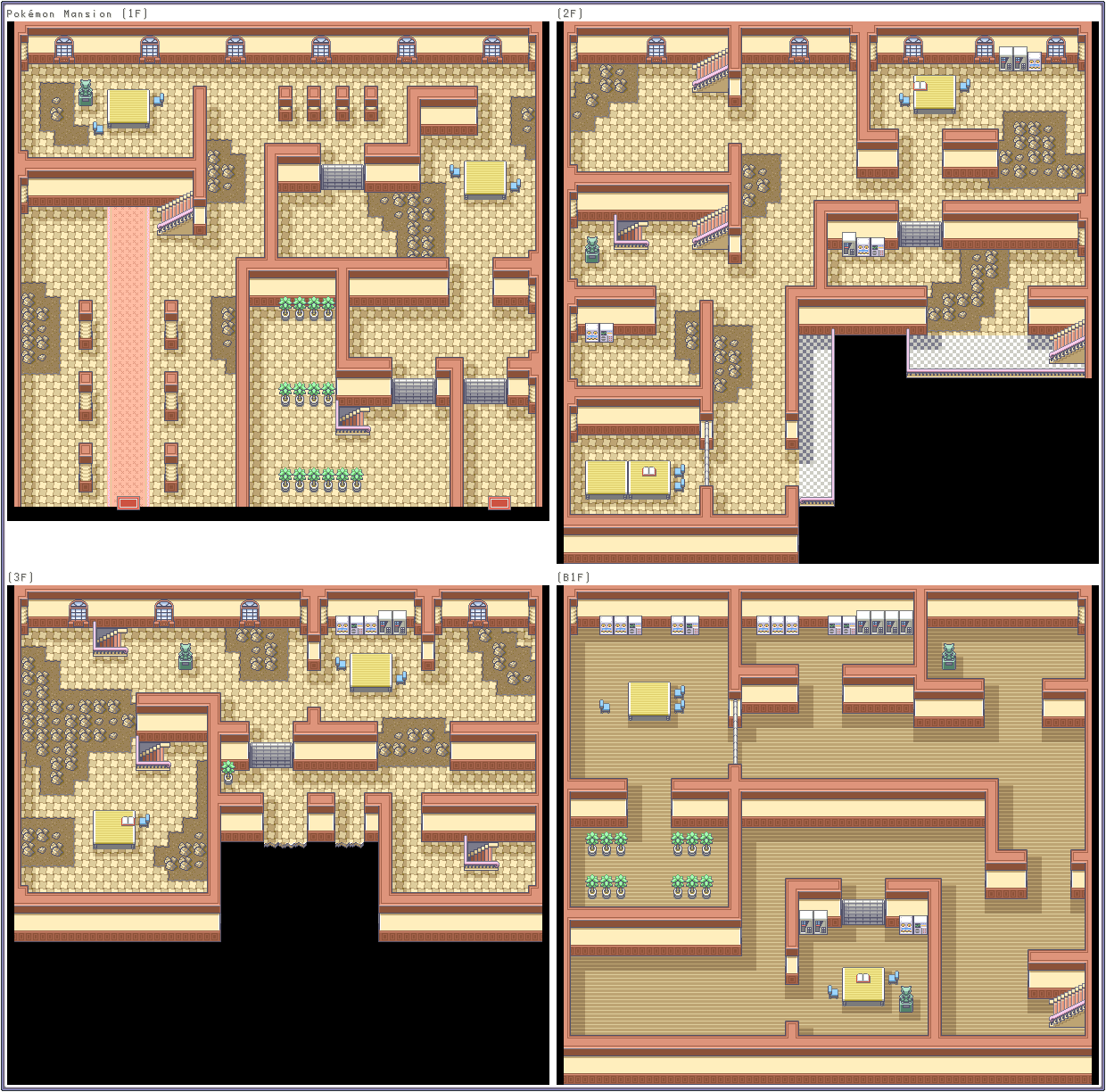 Boy - Pokémon FireRed / - Pokémon Mansion - The Resource