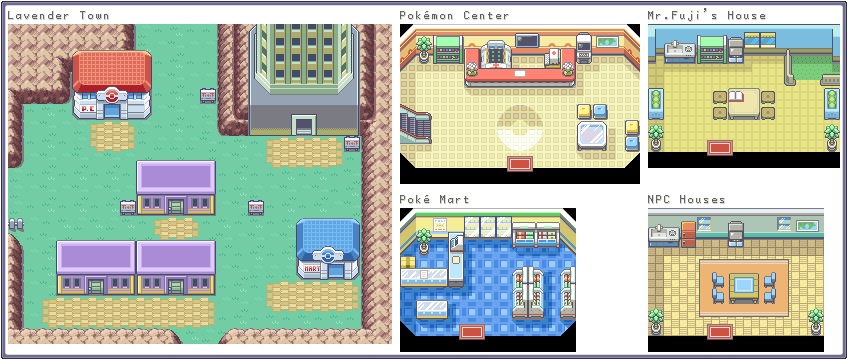 Game Boy Advance - Pokémon / - Town The Spriters Resource
