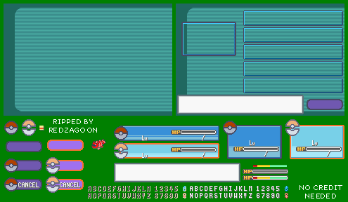Game Boy Advance - Pokémon FireRed / LeafGreen - Pikachu (Menu