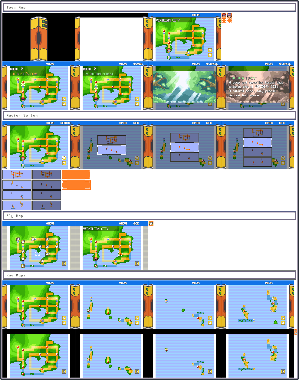 Game Boy Advance - Pokémon FireRed / World - The Spriters Resource