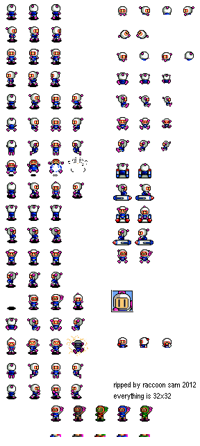 SNES - Super Bomberman 4 (JPN) - The Spriters Resource