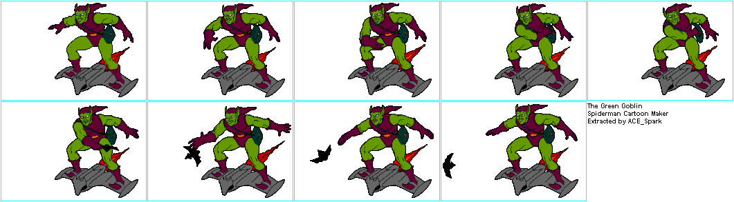 PC / Computer - Spider-Man Cartoon Maker - Green Goblin - The Spriters  Resource