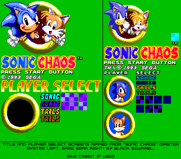 Sonic Chaos - Sega Game Gear