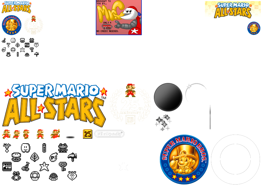 honing Creatie zoet Wii - Super Mario All-Stars - Wii Banner & Memory Data - The Spriters  Resource