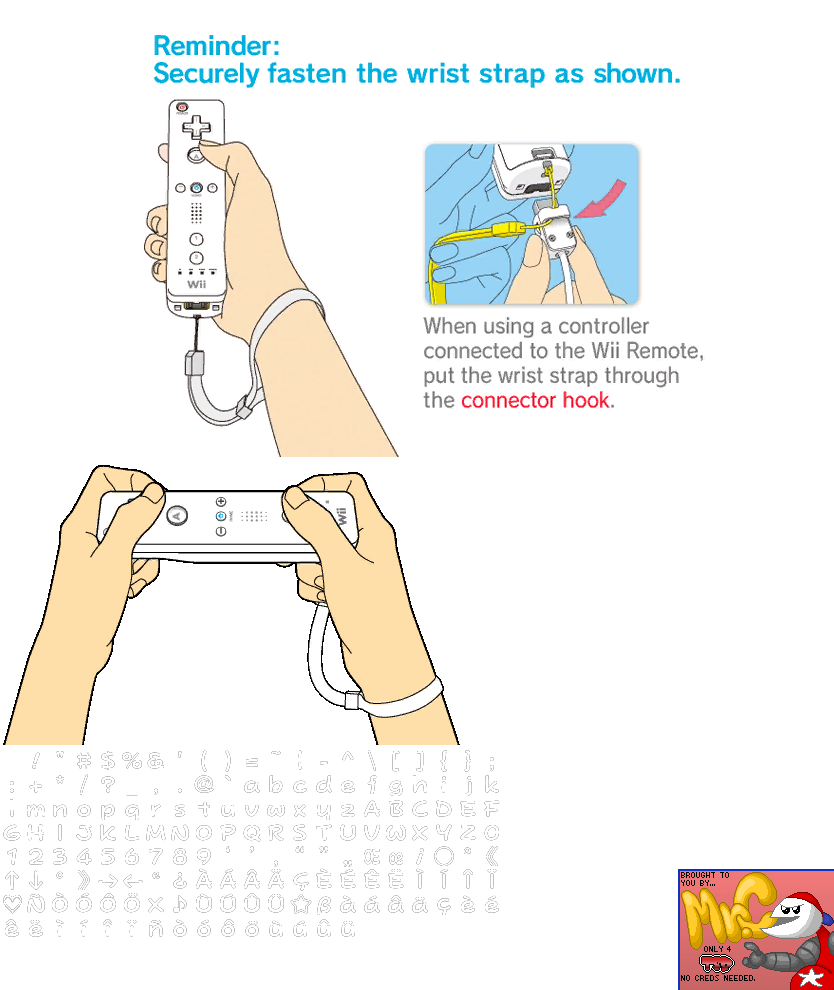 Wii Super Paper Mario Safety Screens The Spriters Resource
