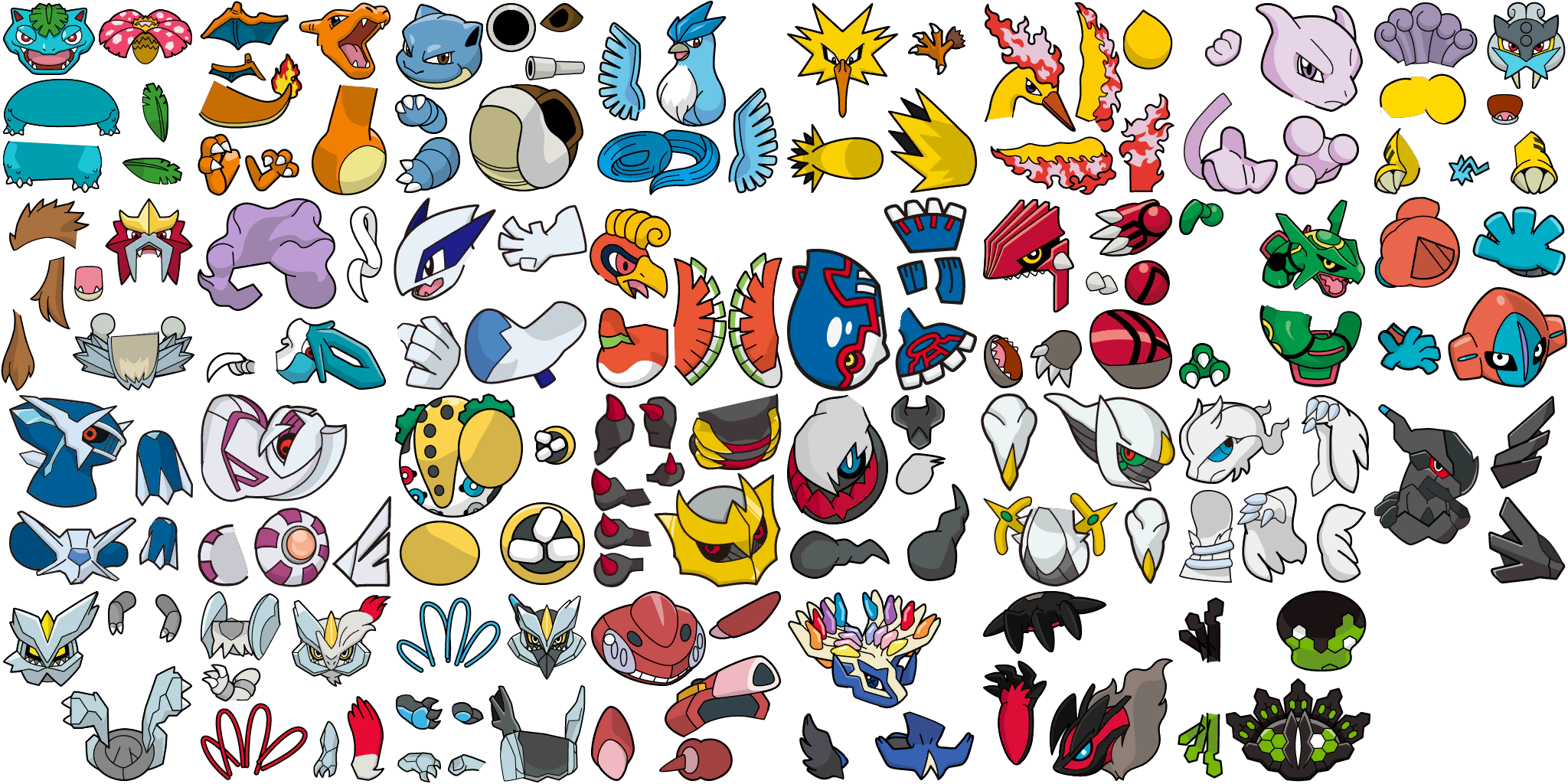 3DS Pokémon Battle Trozei! / Pokémon Link: Battle! - Pokémon The Spriters