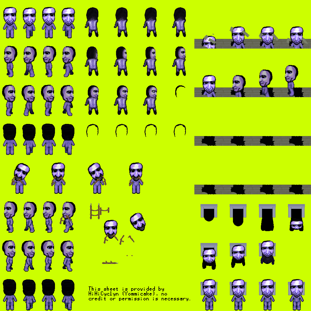 PC / Computer - Ao Oni - Items and Portraits - The Spriters Resource