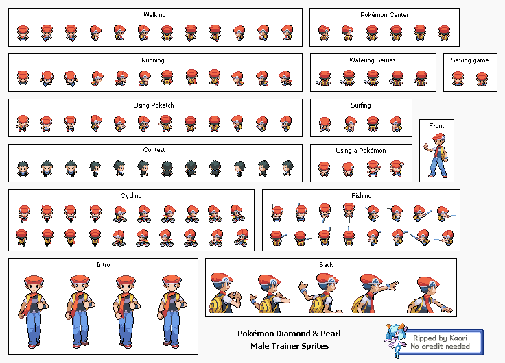 Pokemon Diamond Characters