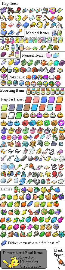 DS / DSi - Pokémon Diamond / Pearl - Pokédex - The Spriters Resource