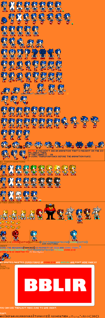 The Other Ultimate Sonic Sprite Pack