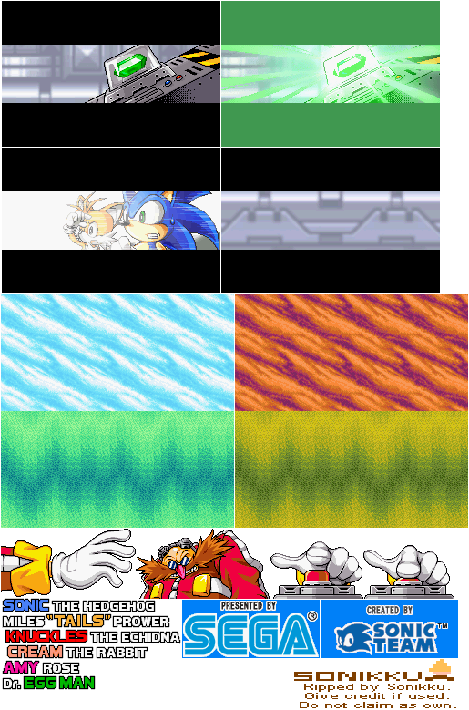 Sonic Battle Sprite Sheets - Game Boy Advance - Sonic Galaxy.net