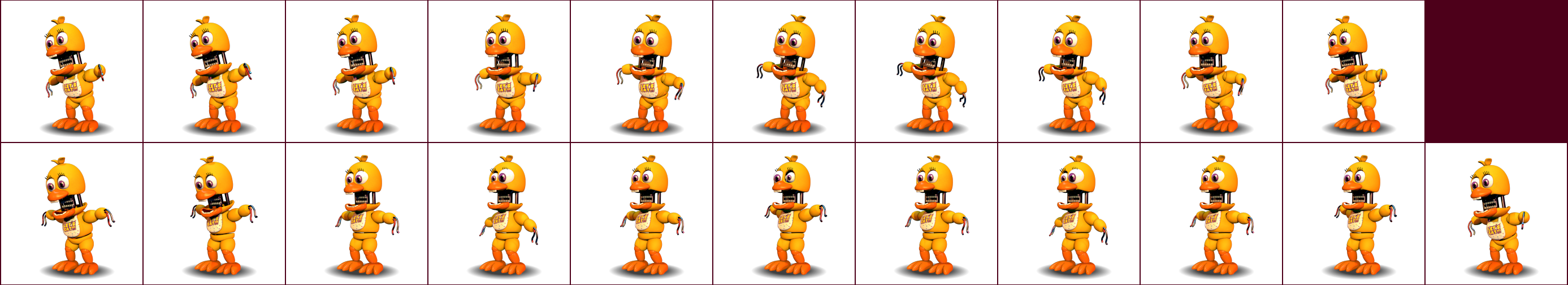 Pc Computer Fnaf World Withered Chica The Spriters Resource