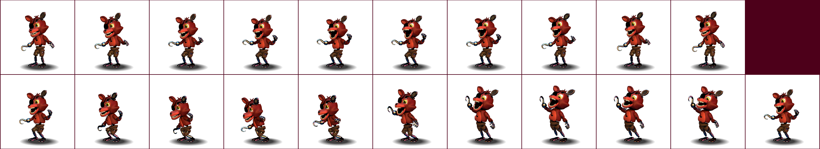 PC / Computer - Five Nights at Freddy's 2 - Withered Foxy - The Spriters  Resource