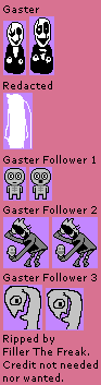 Pc Computer Undertale W D Gaster Followers The Spriters
