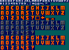 The Spriters Resource - Full Sheet View - NBA Jam (Prototype) - Fonts