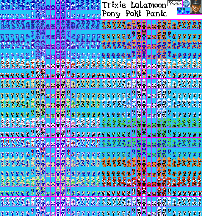 NES - Pony Poki Panic (Hack) - Trixie Lulamoon - The Spriters Resource