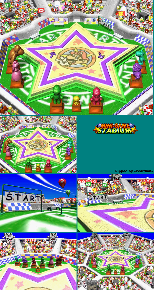 Nintendo 64 Mario Party Mini Game Stadium The Spriters Resource
