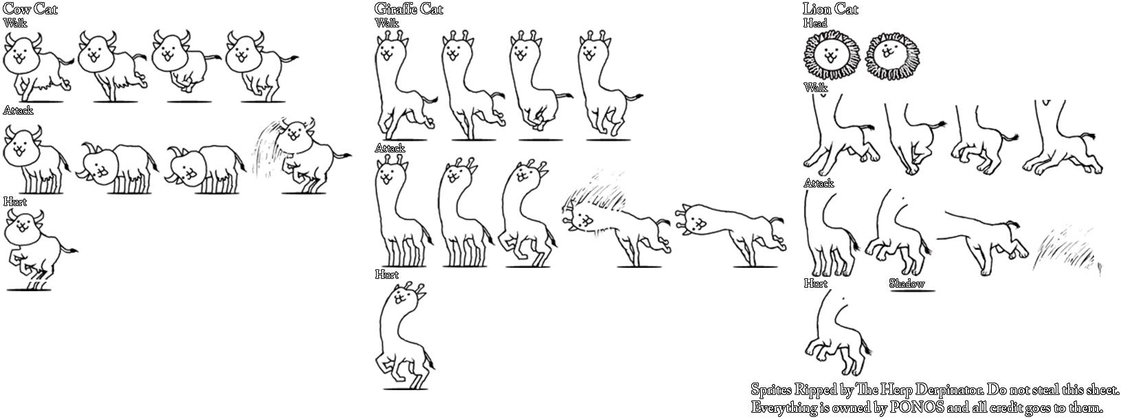 giraffe cat battle cats