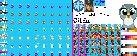 SNES - Super Pony All-Stars: Pony Poki Panic (Hack) - Gilda - The Spriters  Resource