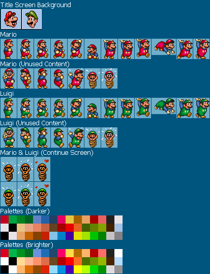SNES - Super Mario World - The Spriters Resource